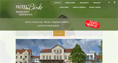 Desktop Screenshot of hotel-bleske.de